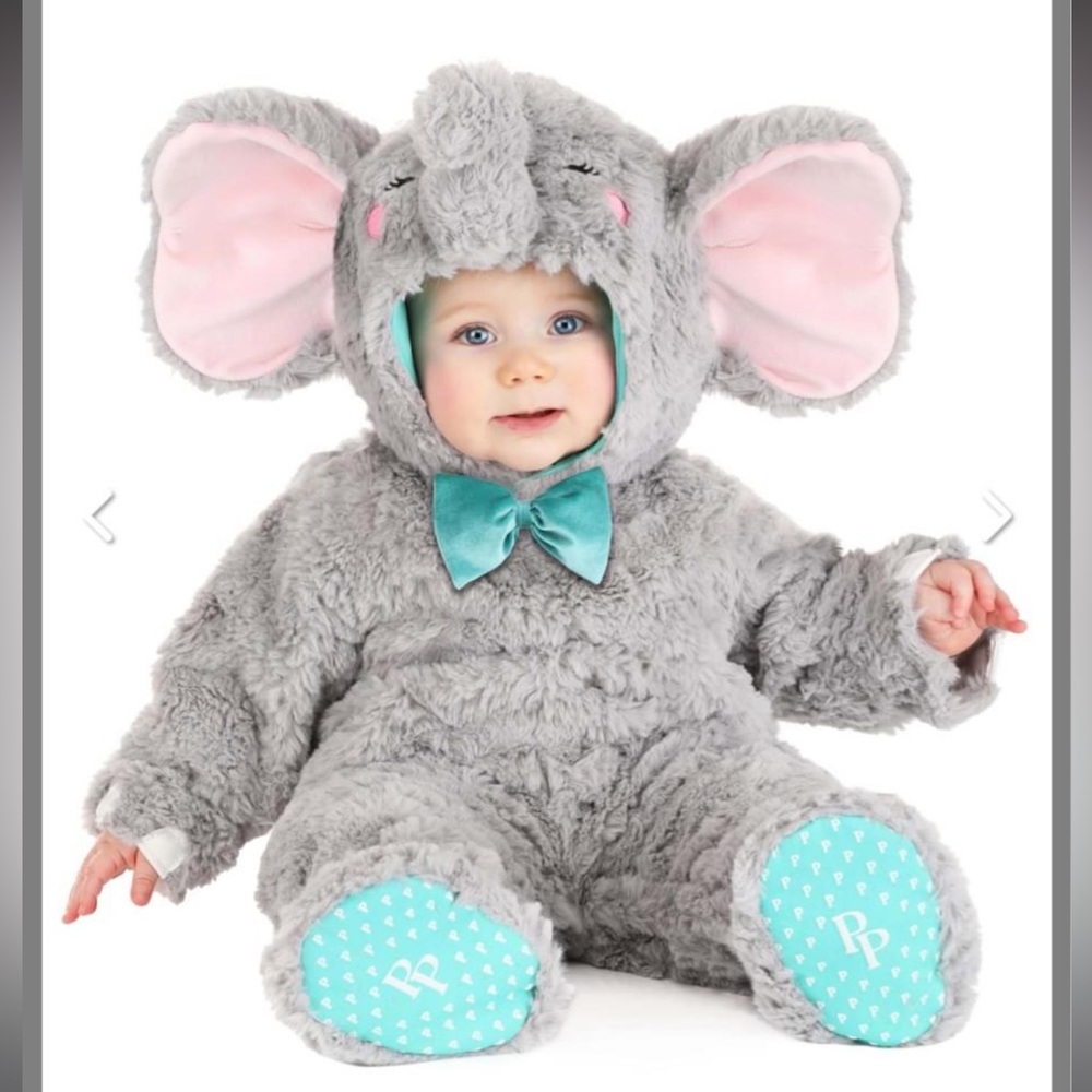 Posh peanut elephant costume